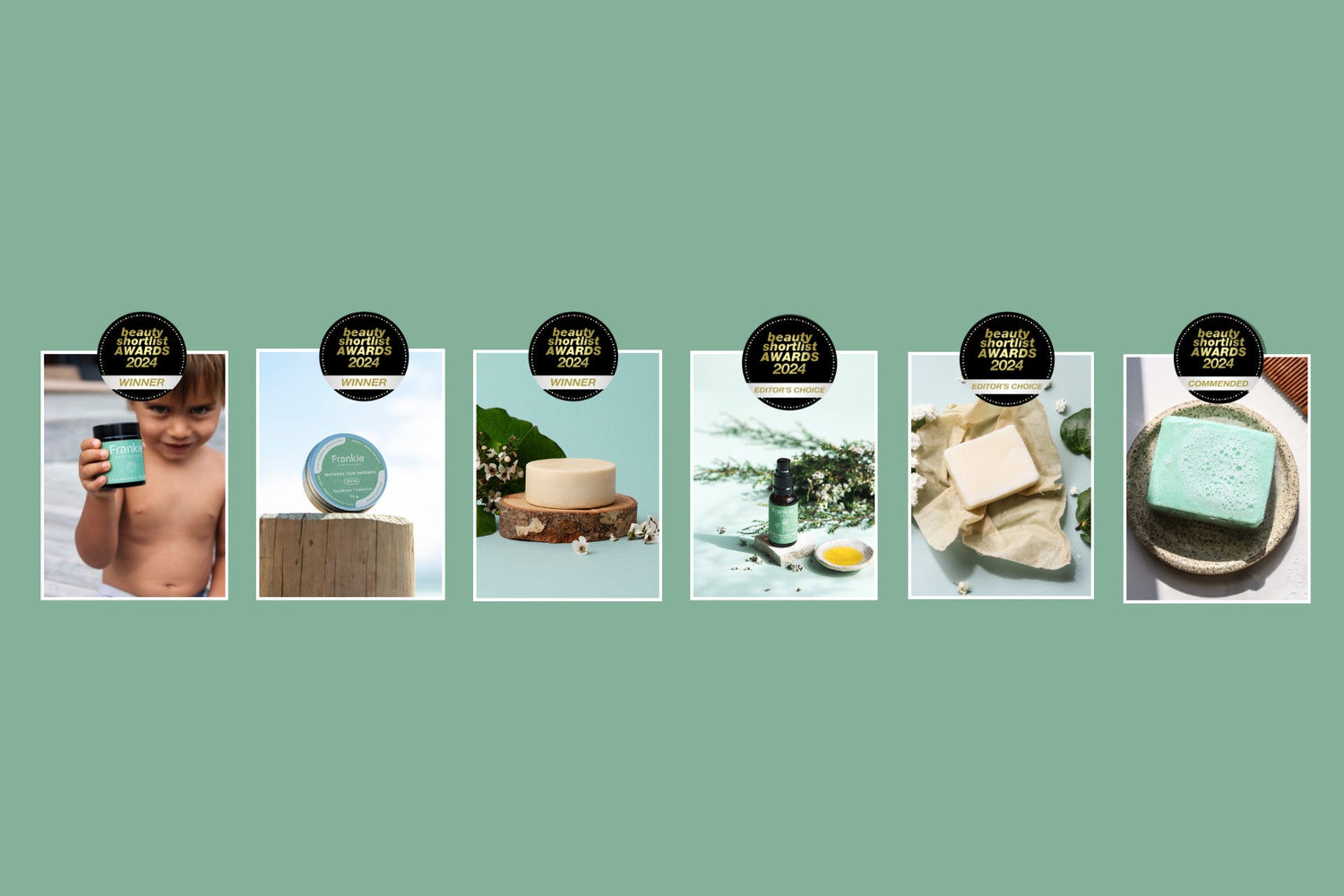 A slew of awards for Frankie at the Beauty Shortlist 2024!