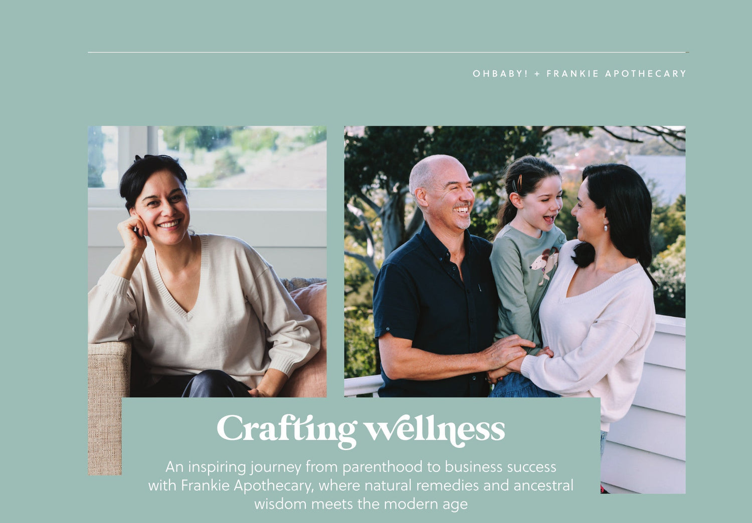 Crafting wellness - Oh Baby speaks to Frankie's Georgina