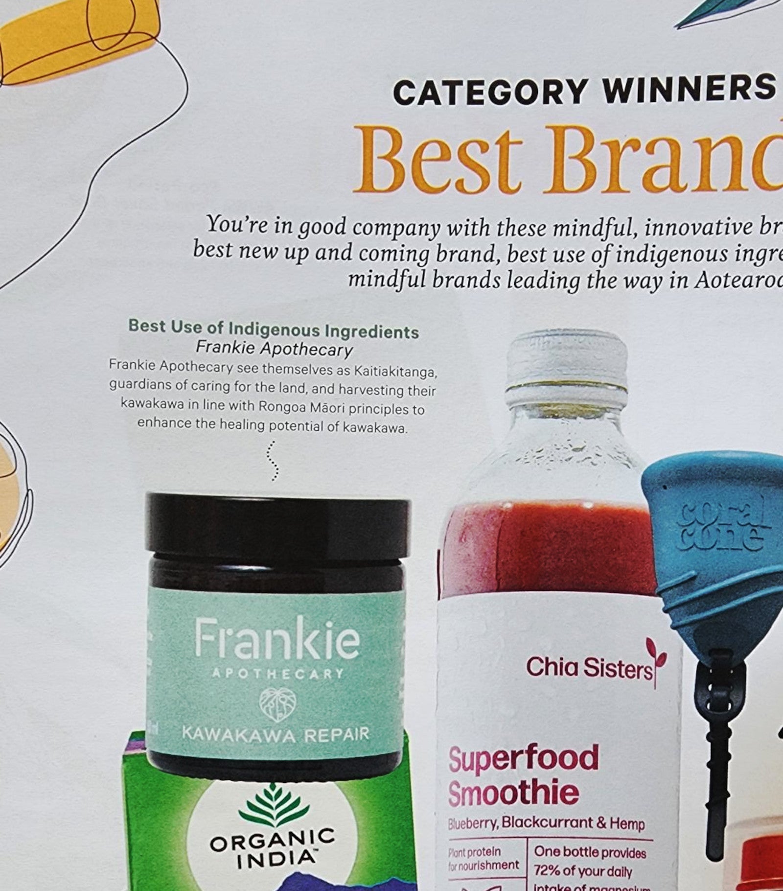 Frankie Apothecary features in Good Magazine's Best Brands